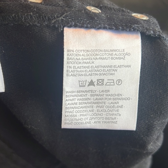 Clockhouse Black Mid Rise Straight Sequins Detailed Jeans Size EU 42 - Picture 12 of 16